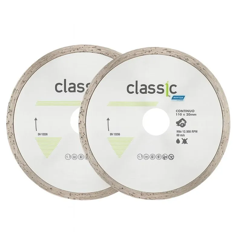 2 Discos Diamantado Classic Continuo 230x22,23mm 9p Norton