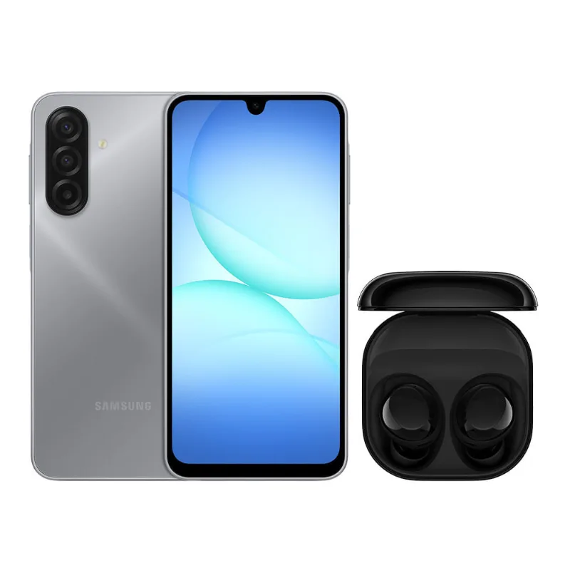 A17 (256GB) - Cinza + Buds Core - Preto Combo