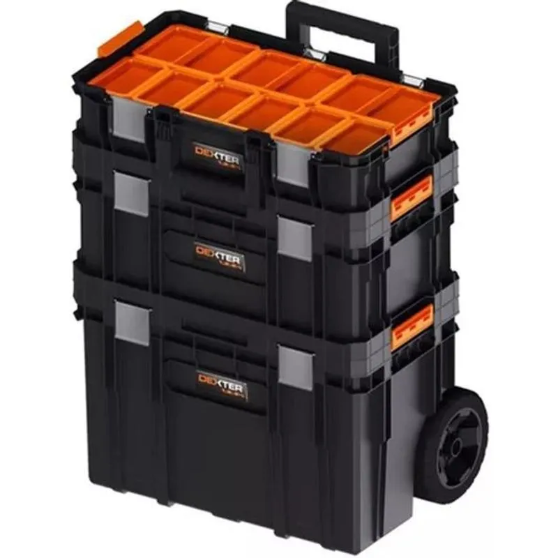 Carrinho Modular Completo - Uso Profissional - 67x38x52,6 Cm