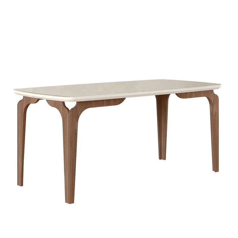 Mesa para Sala de Jantar Romenia 1,83 X 0,90 Amendoa