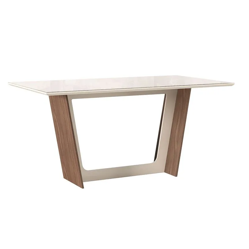 Mesa para Sala de Jantar Suica 1,56 X 0,84 Amendoa