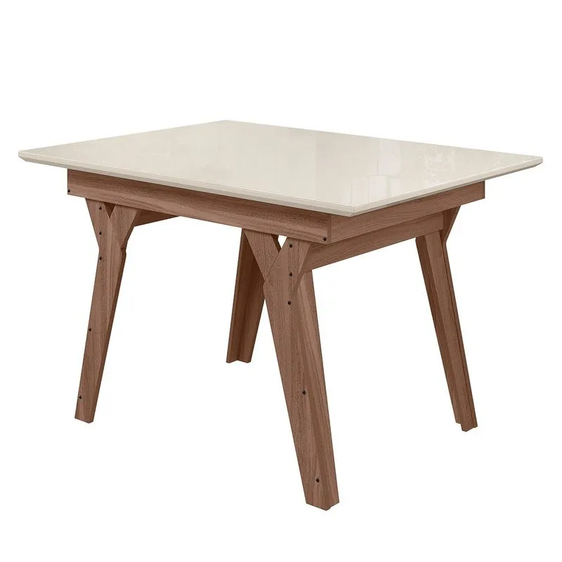 Mesa para Sala de Jantar Dubai 1,10 X 0,84 Amendoa