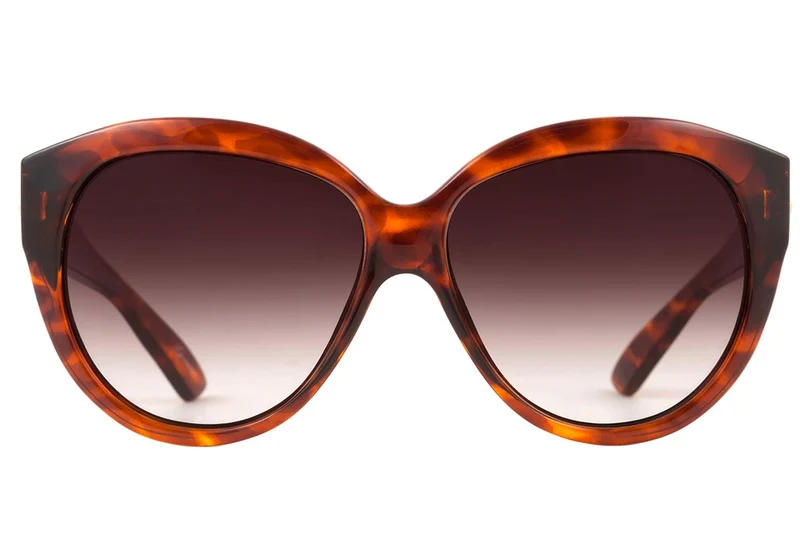 Óculos de Sol Evoke Déjà Vu Cat Style Turtle/ Brown Degradê