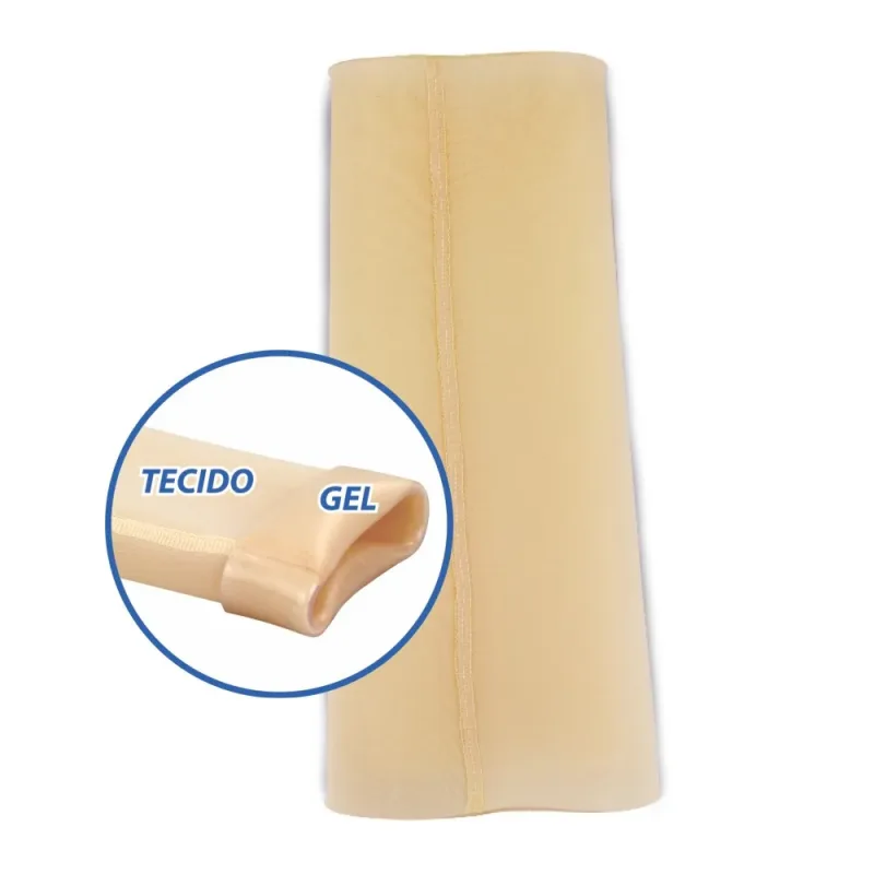 Joelheira Para Vedação Siligel Liner Tam. G Bege GLJT550 - Ortho Pauher