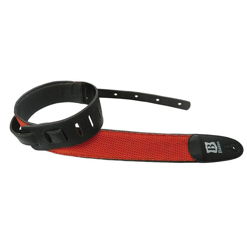 Correia De Couro Basso Tw 03 Tweed Vermelha