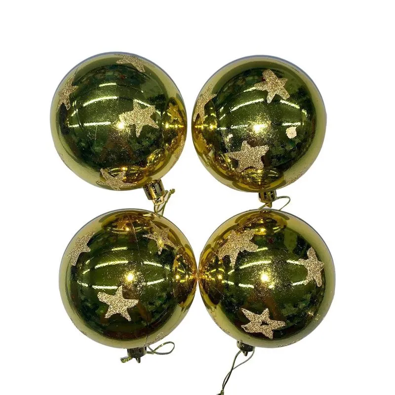 Kit 20 Bolas De Natal 8cm