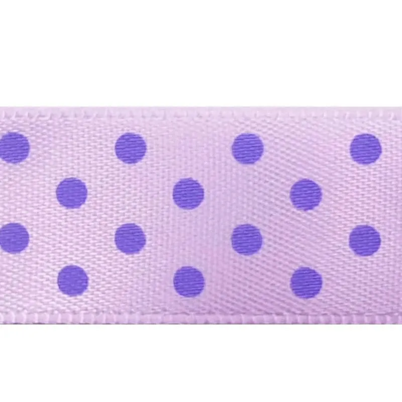 Fita de Cetim Estampada Aquarela FCEB 38mm Rolo com 10 Metros Lilas / Roxo 08 UN