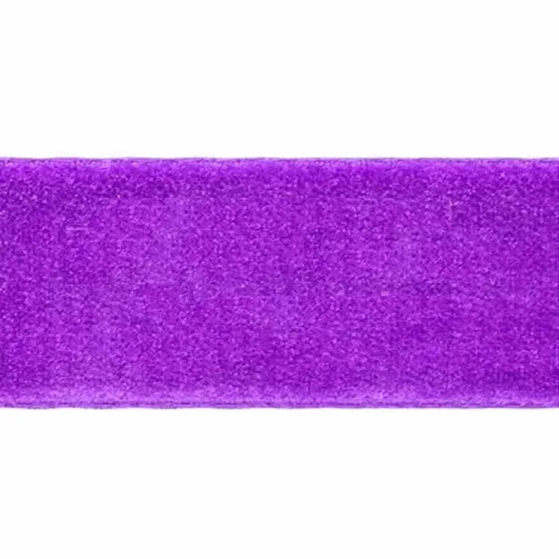 Fita de Veludo Aquarela FVPO 38mm Rolo com 10 Metros Fucsia 260 UN