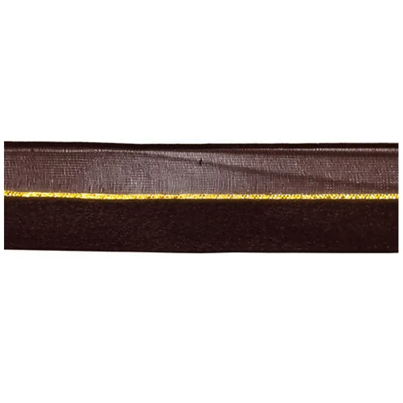 Fita de Voal Aquarela FCOG 23mm Rolo com 10 Metros Marrom / Dourado 43 UN