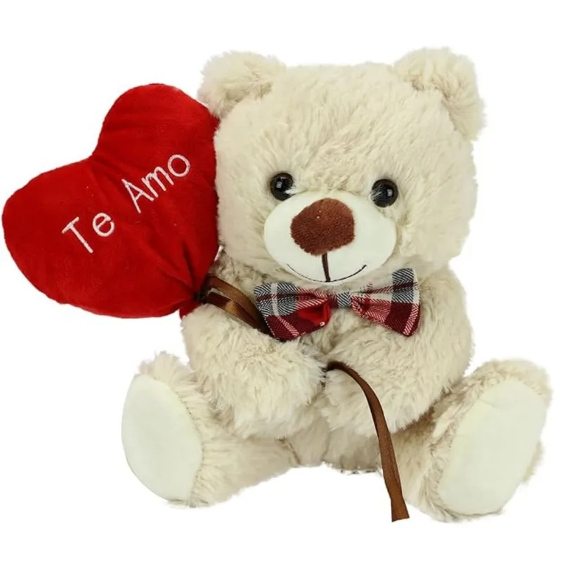 Pelúcia Urso Com Coração Bbr R3304