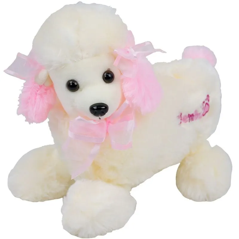 Pelucia cachorrinho poodle 25CM bbr