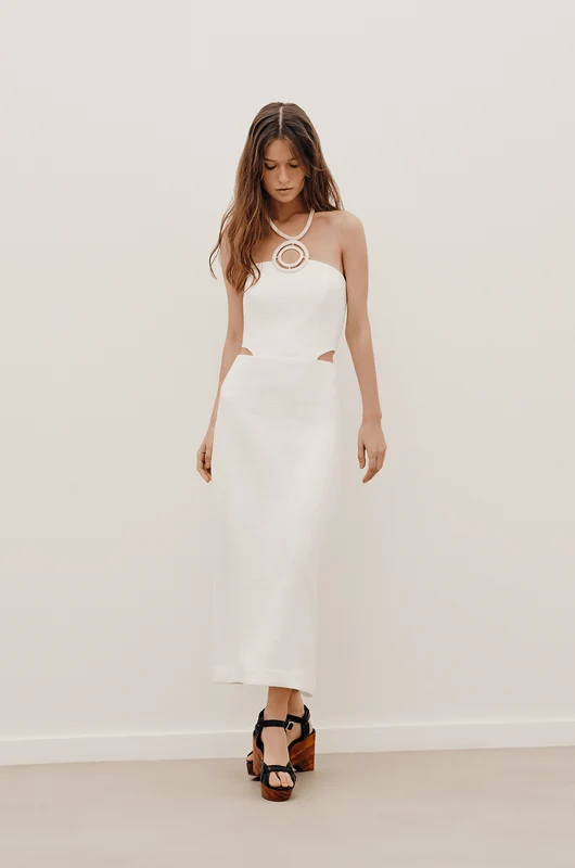Vestido Longo Jane Off White Off White / 34