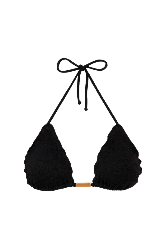 Top Tri Ripple Black Black / P