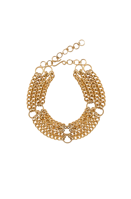 Gargantilha Baska Ginger Dourado Dourado / UN