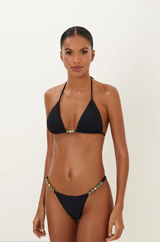 Calcinha Kiana Brasil Black Preto / PP