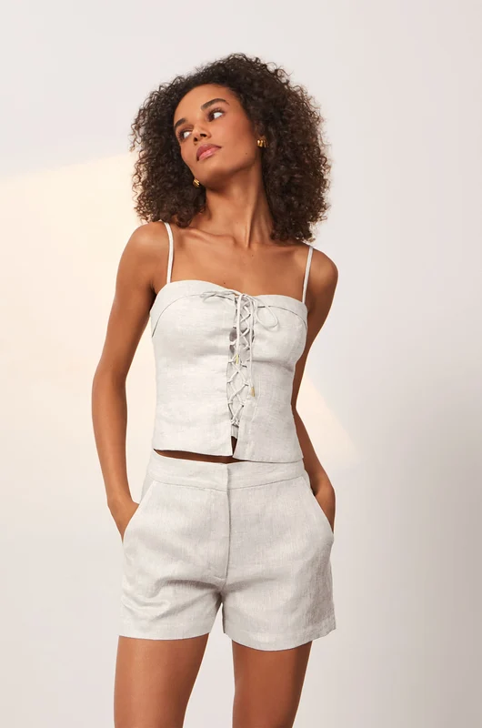 Short Victoria Off White Branco / 34