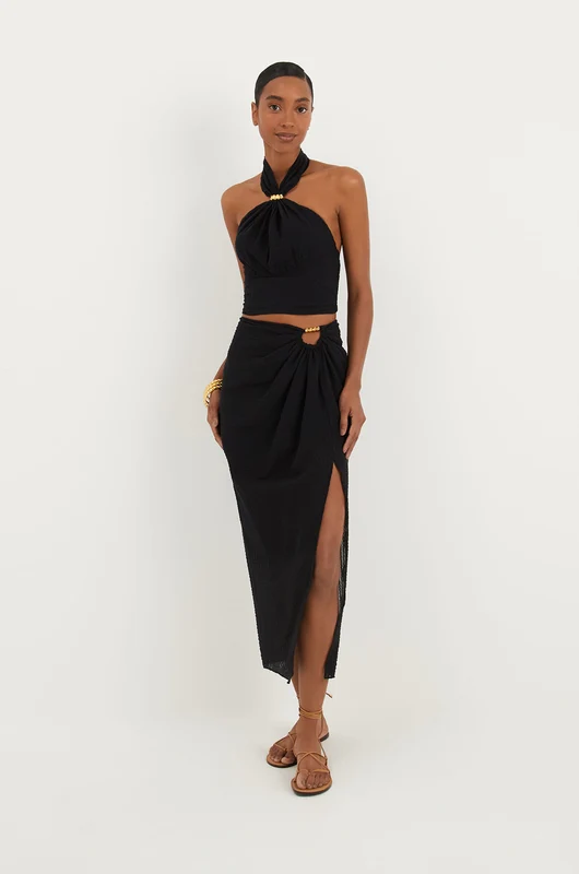 Saia Midi Aurora Black 42