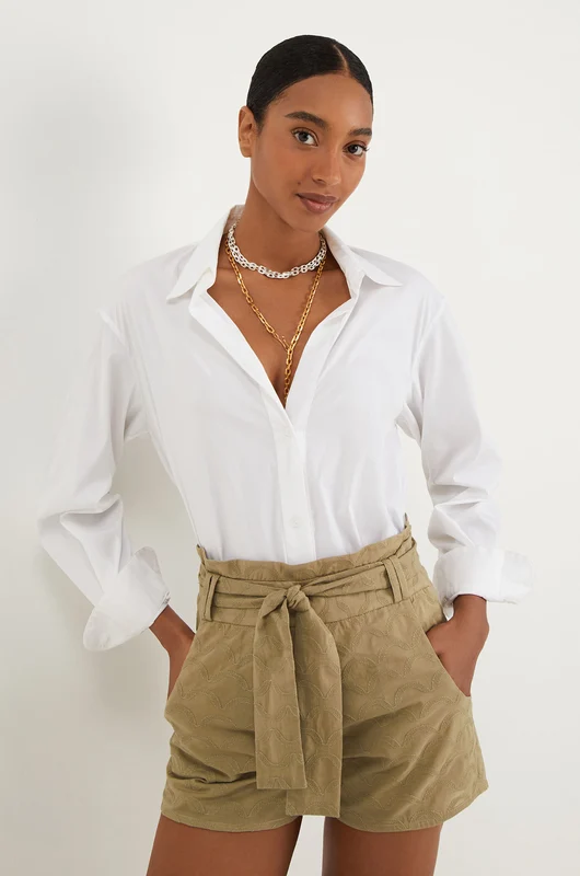 Camisa Manga Longa Lyra Off White Branco / P