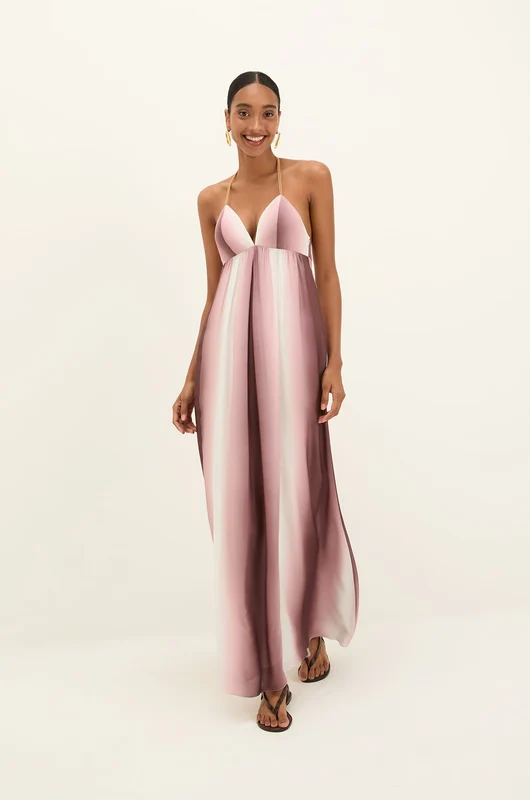 Vestido Lg Nora Det Nebula Estampados / 40