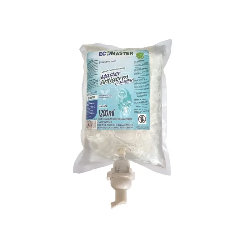 Sabonete Anti-séptico Master Antigerm Foamer 1200 ML - Ecomaster