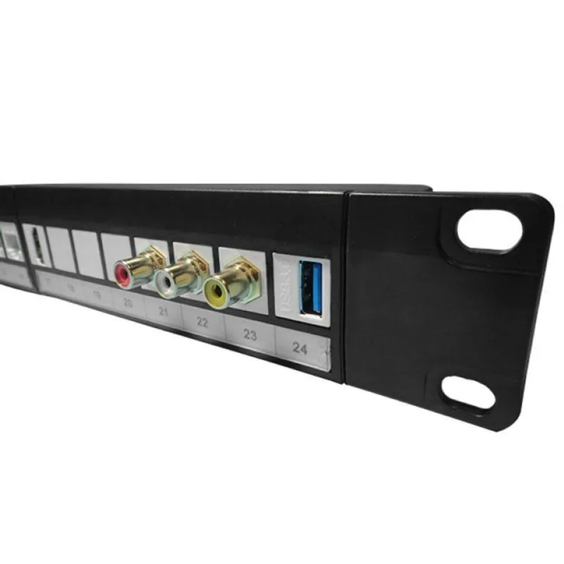 Patch Panel Descarregado 24 Portas 1u Seccon Wt 2040a