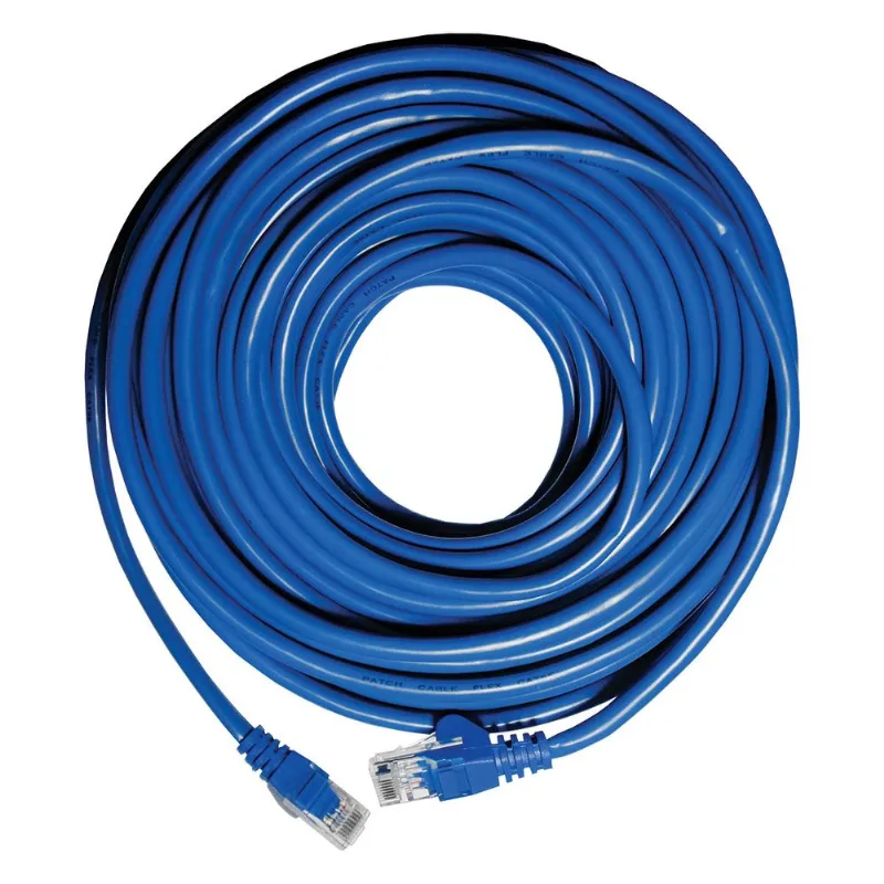 Patch Cord CCA CFTV Cat5 26AWG 30 Metros Azul Seccon