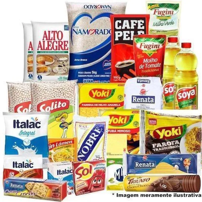 Cesta Básica Mod Econômico Jacobina Mais Completa Do Brasil