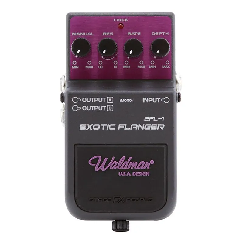 Pedal para Guitarra Waldman Exotic Flanger EFL-1 Preto