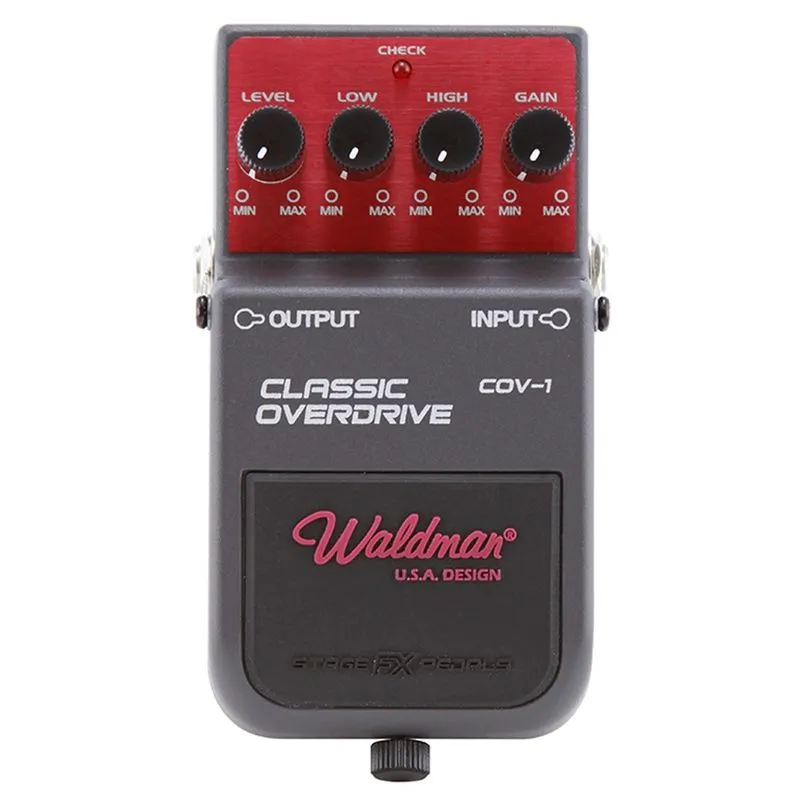 Pedal para Guitarra Waldman Classic Overdrive COV-1 Preto