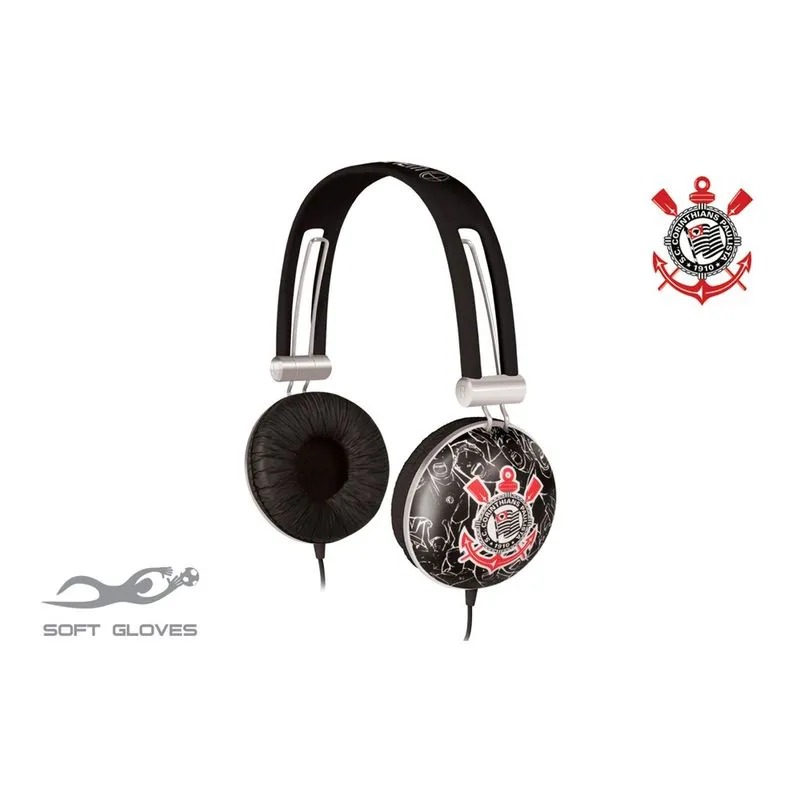 Fone de Ouvido Waldman Headphone SG-10 Over-Ear Corinthians