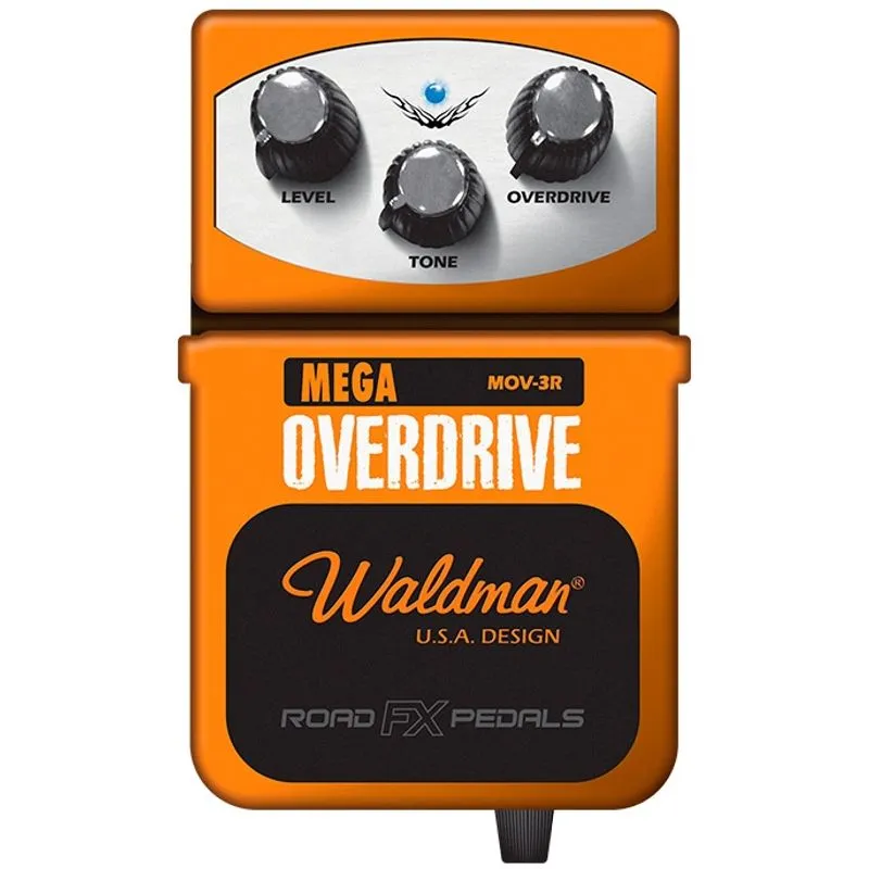 Pedal Guitarra Mega Overdrive Linha Road Fx Mov-3R Waldman