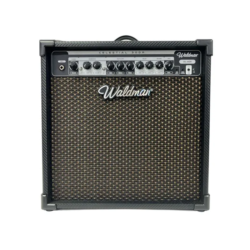 Cubo amplificador guitarra waldman cel 30DR - 30WTS - falante celestion
