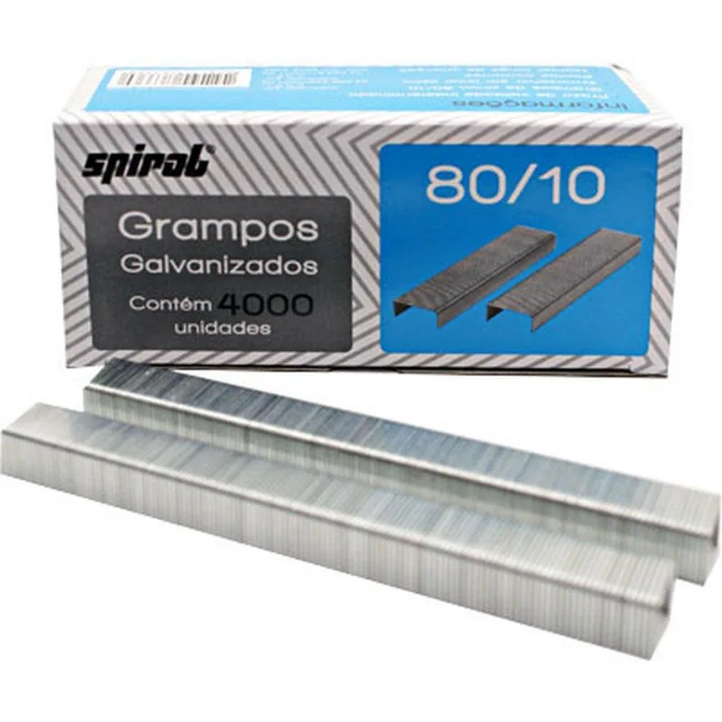 Grampo paragrampeador rocama 80-10 galvanizado Spiral Grampos