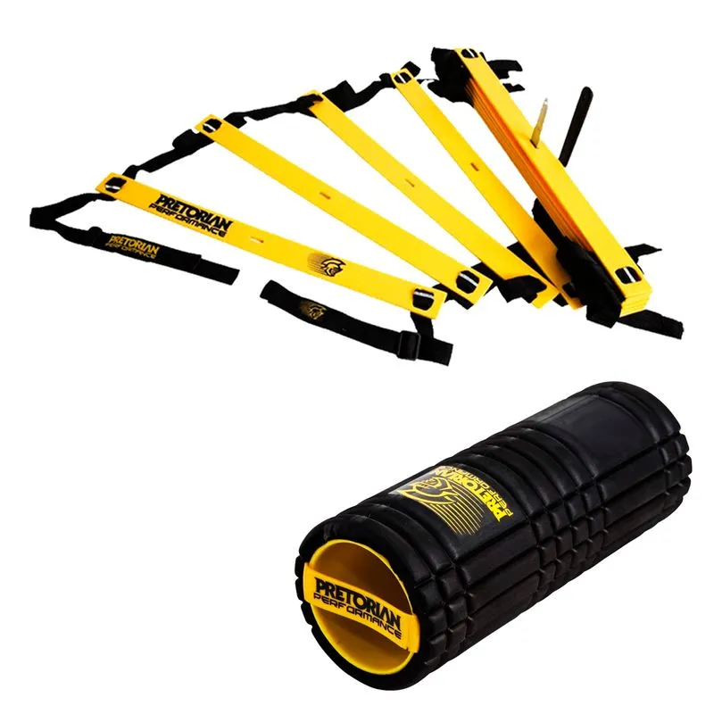 Kit Escada 10 Degraus Pretorian Rolo De Massagem Pretorian