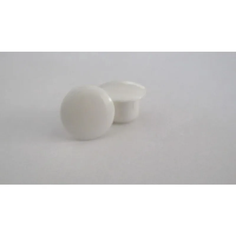 Tapa Furo Ct 10 Peças, 10mm, Branco