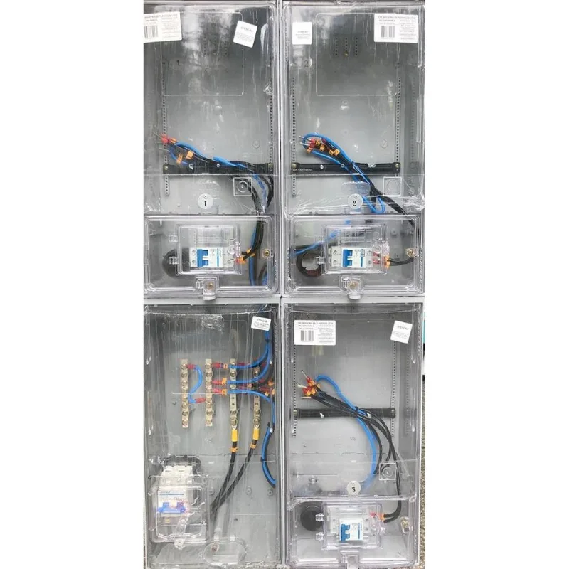 Caixa De Luz Enel Para 3 Medidores Cabo 25mm Visor Lateral