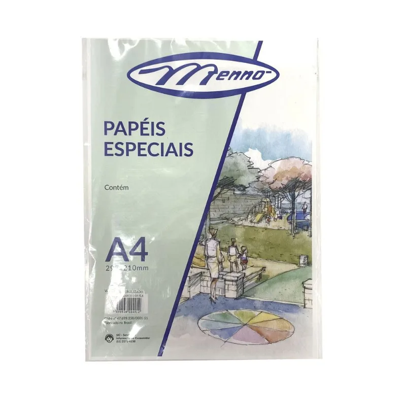 Papel Perolizado 120GR Perola c/25fls MP6002 - Menno