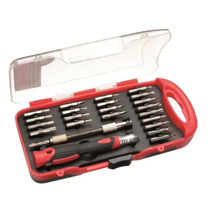 Kit Chaves De Fenda De Precisao Com Haste Flexivel Com 23pcs