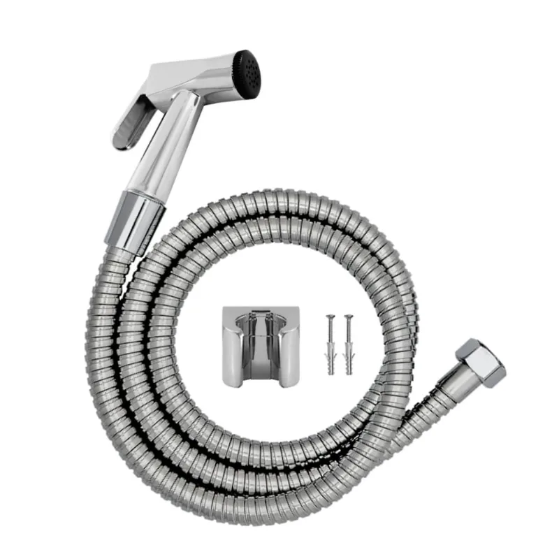 Ducha Higiênica Metal Gatilho Mangueira 1,20 Mt Sem Registro