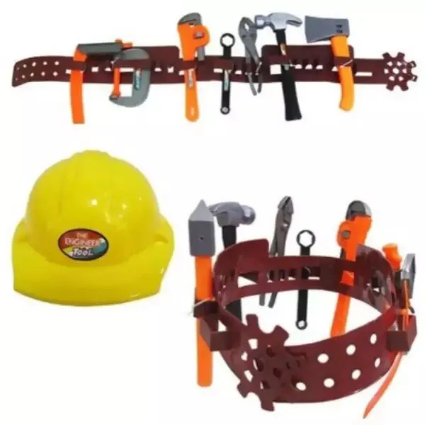 Kit Ferramentas com Cinto e Capacete Ark Toys