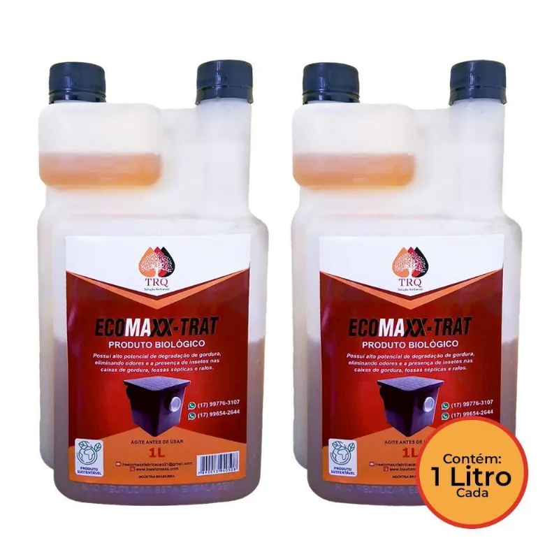 Kit 2 Degradador De Gordura Ecomaxx Trat - 100% Natural