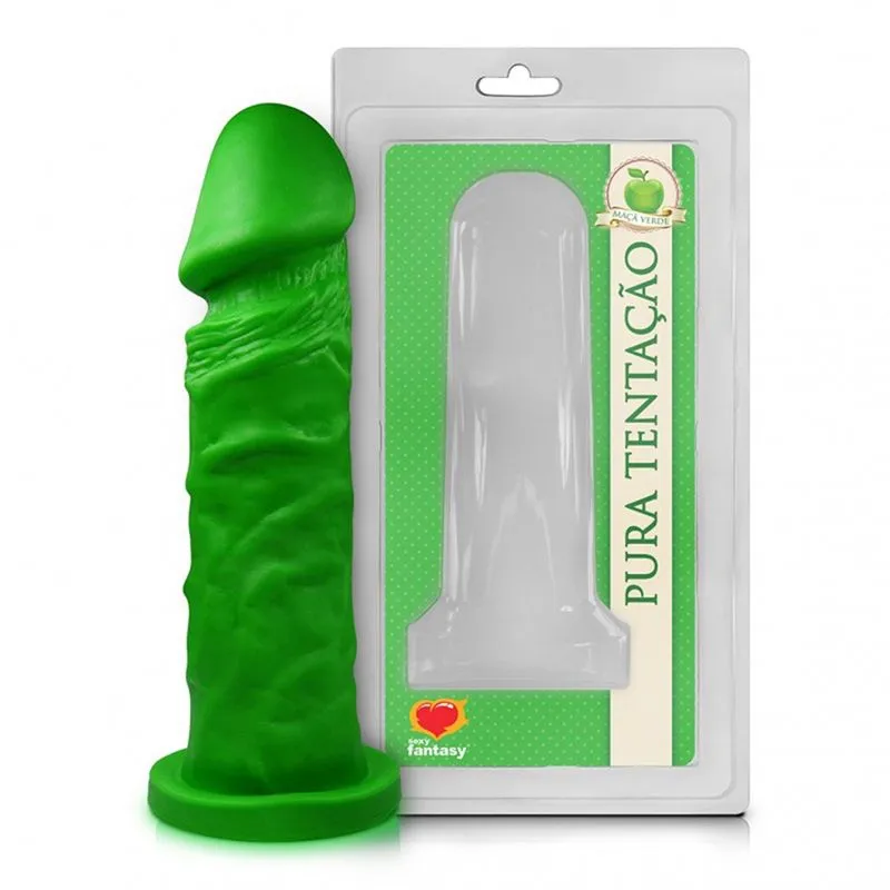 Prótese Realística Pura Tentação Maça Verde 15,3x4 Sexy Fantasy