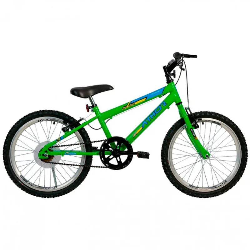Bicicleta Infantil Aro 20 Athor Evolution Mtb Sem Marcha Verde - RAVEN