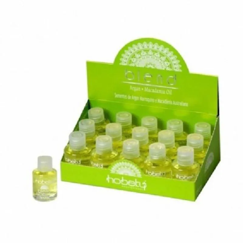 Display Blend Argan Macadamia Oil Hobety 15X7Ml