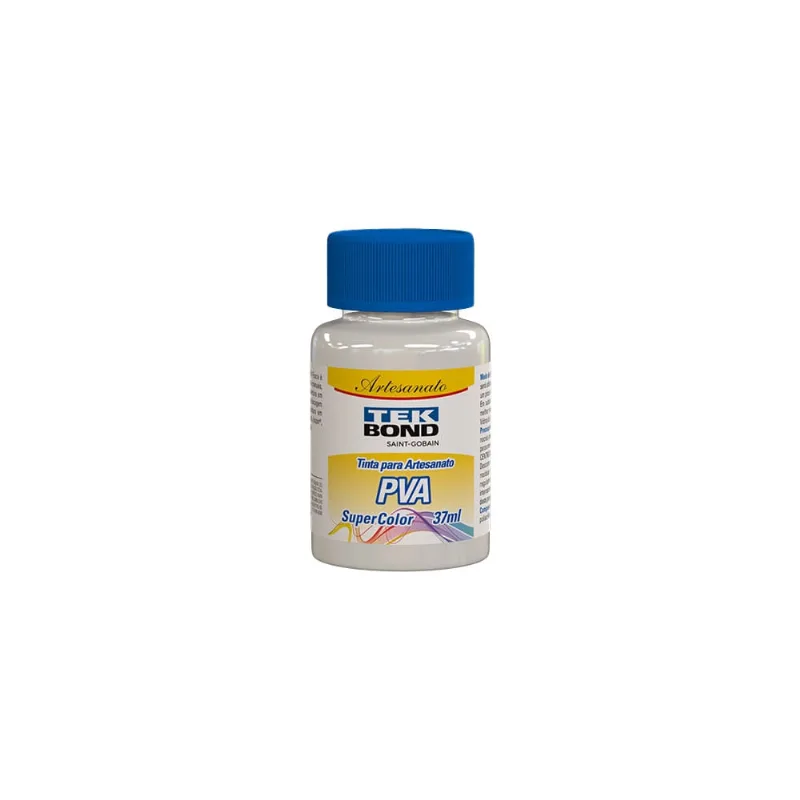 Tinta PVA 37ml Branca Tekbond