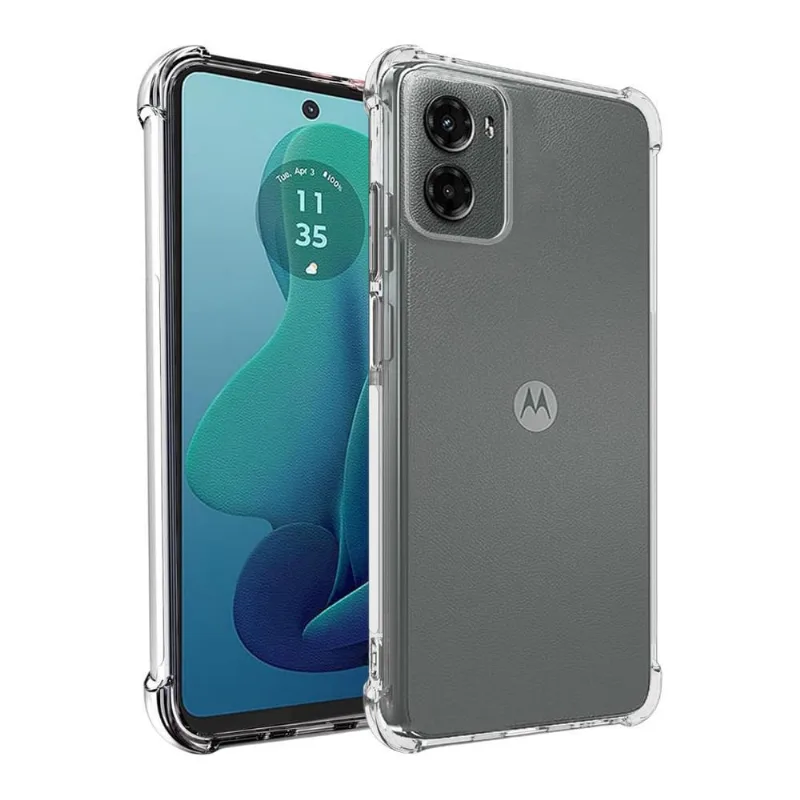 Capa Transparente + Película Hidrogel Para Motorola Moto G05