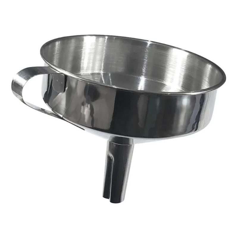 Funil Inox Reto 12 Cm