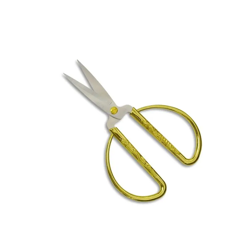 Tesoura Inox Multifucional Dourada - 19 cm