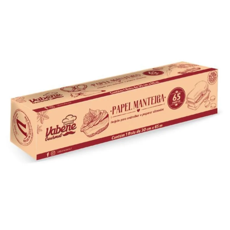 Papel Manteiga Vabene Gourmet 30cmx65m