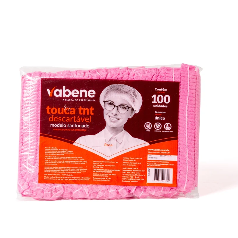 Touca Tnt Vabene Rosa